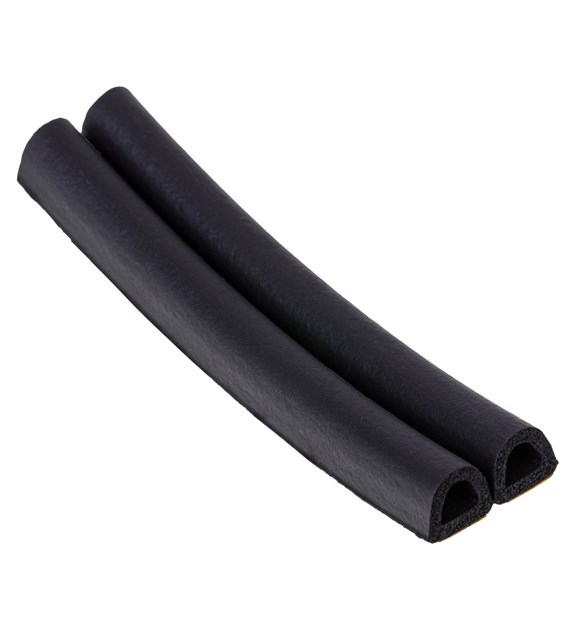 Uszczelka PROFIL ''D'' 12x10mm czarna 50m DIAMANTO