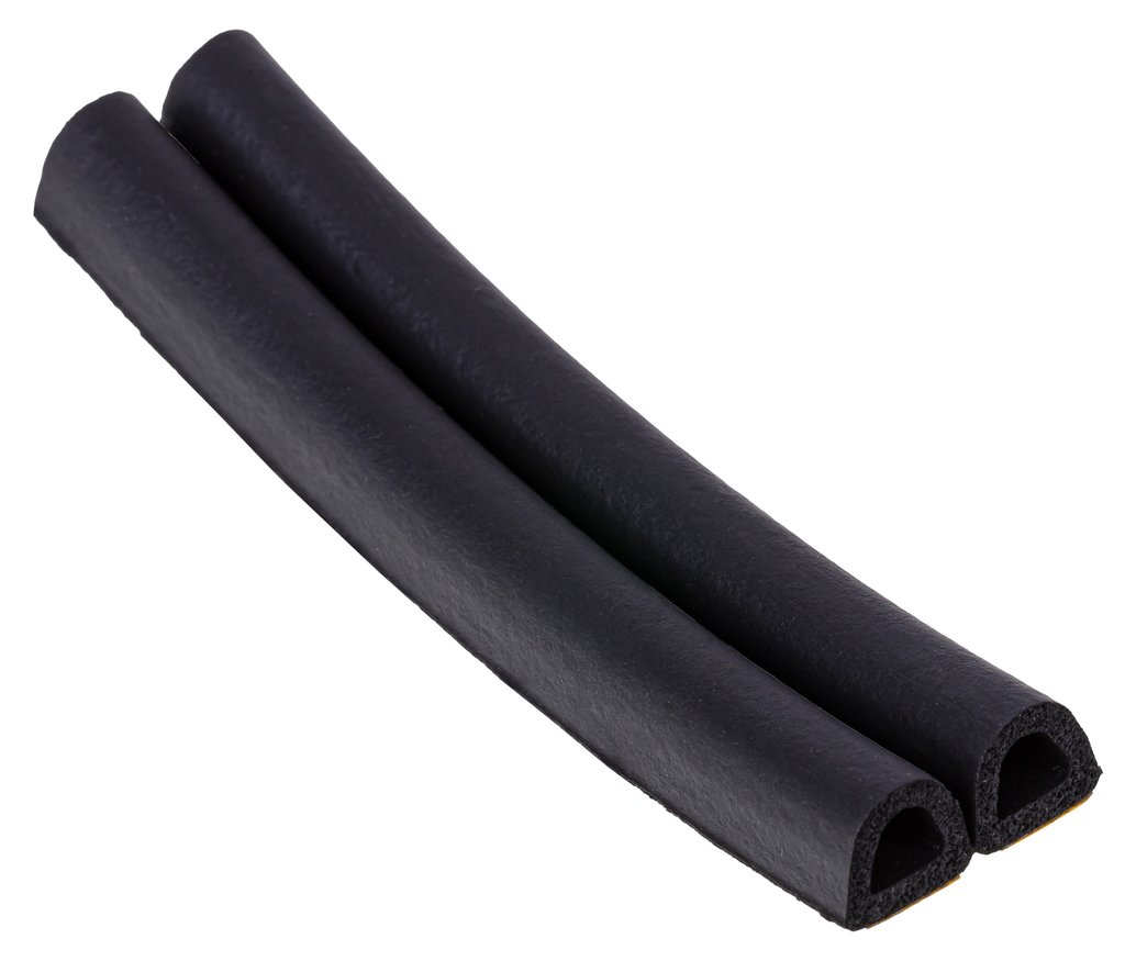 Uszczelka PROFIL ''D'' 12x10mm czarna 50m DIAMANTO