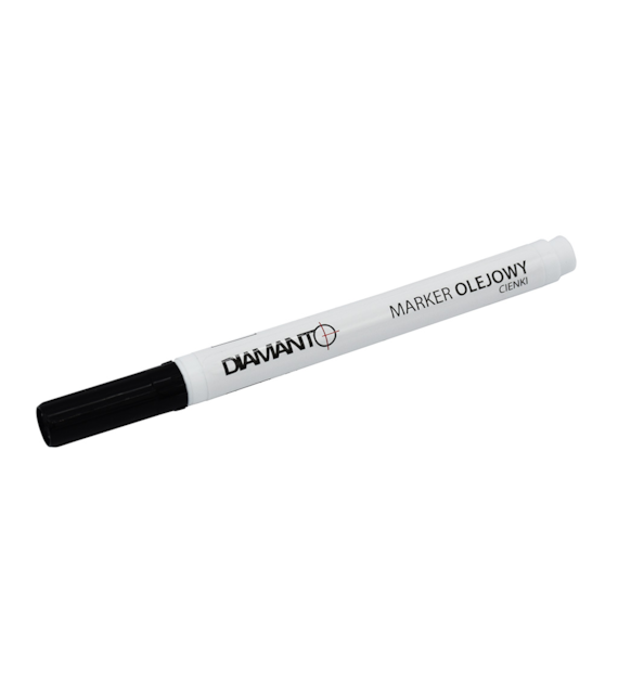 Marker olejowy - cienki biały DIAMANTO