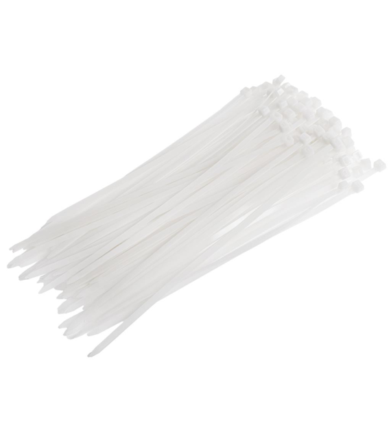 Opaska kablowa 7,2x450 BIAŁA