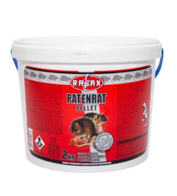 Trutka - granulat na gryzonie (myszy i szczury) Patenrat pellet 2kg RAPAX