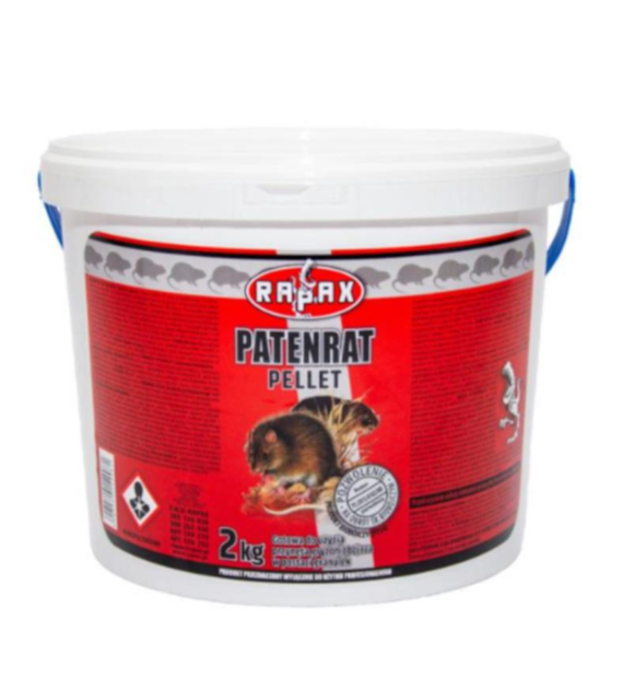 Trutka - granulat na gryzonie (myszy i szczury) Patenrat pellet 2kg RAPAX