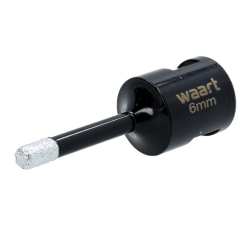 WAART Otwornica z nasypem diamentowym 6 mm M14 - diament lutowany