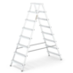 Drabina taboret aluminiowy 8-stopniowy 125kg