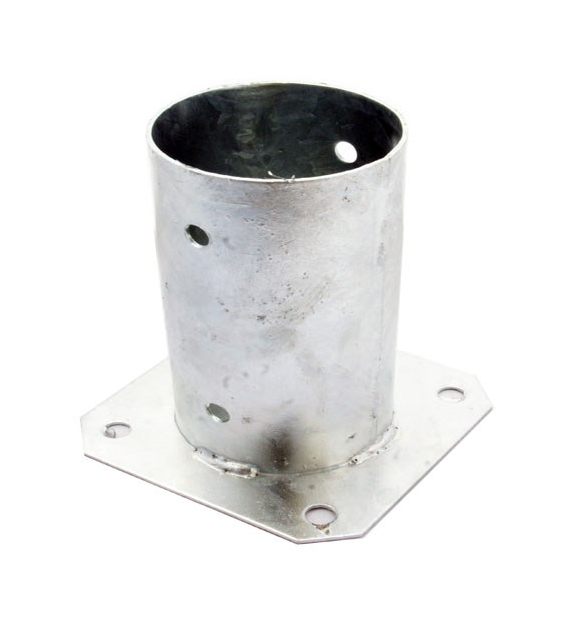Wspornik słupka przykręcany okragły 100mm