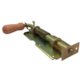 Zasuwa sprężynowa+drewno ocynk 210mm mała