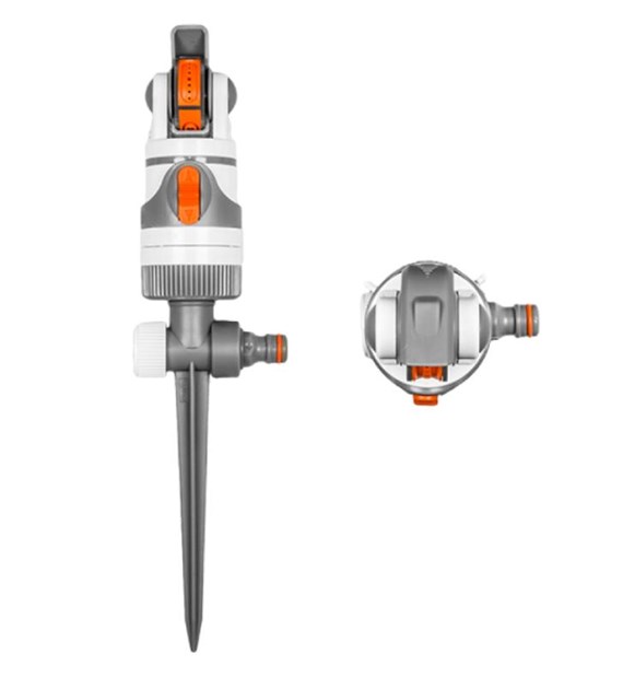 WHITE LINE Zraszacz obrotowy 4-funkcyjny, na kolcu