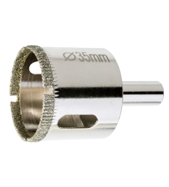 Otwornica z nasypem diamentowym 35mm diament galwanizowany