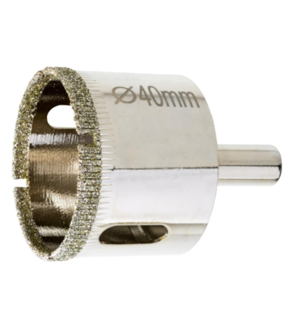 Otwornica z nasypem diamentowym 40mm diament galwanizowany
