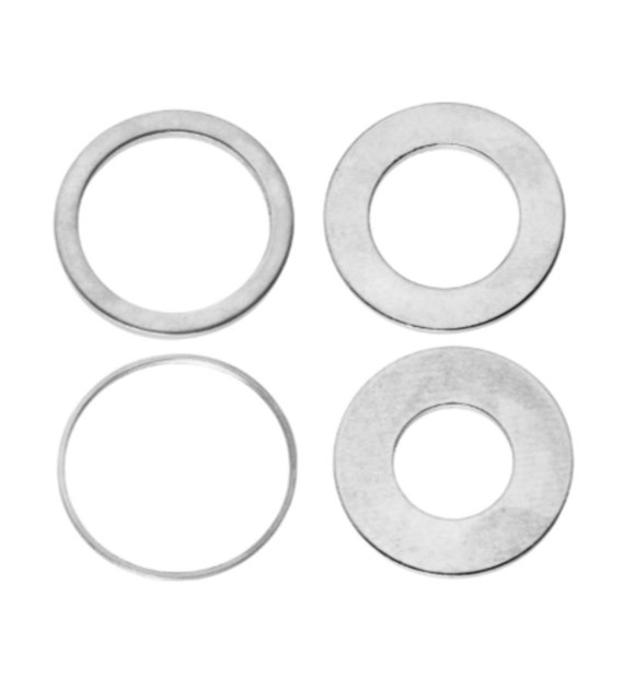 Zestaw pierścieni redukcyjnych do tarcz, 32/30; 25.4; 20; 16 mm, 4 szt.