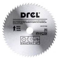 Piła tarczowa DREL CV do drewna 160 x 20 mm 60T
