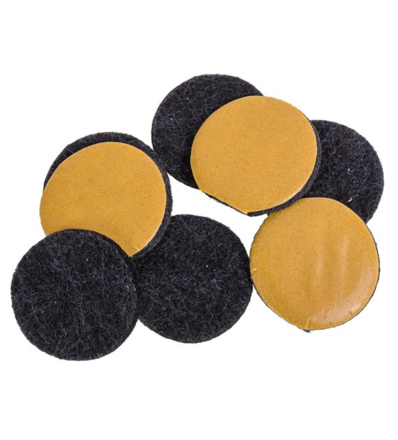 Ślizgacz meblowy okrągły fi 30mm 9szt brązowy