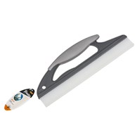 Ściągaczka do mycia szyb 12''- silikonowa z uchwytem