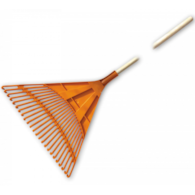 Grabie wachlarzowe-24, trzonek drewniany lakierowany