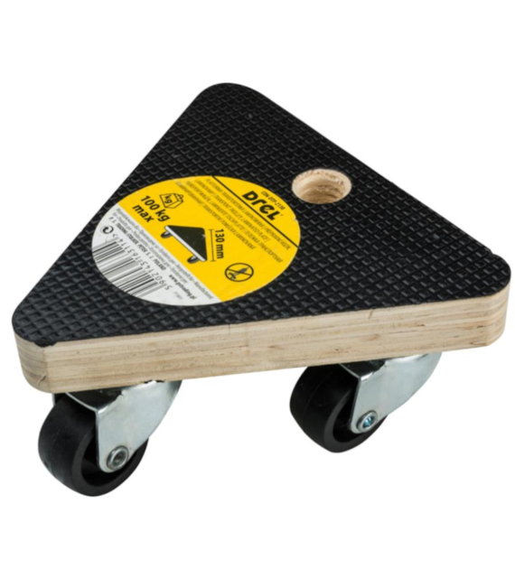 Platforma transportowa 130 x 130 x 130 mm udźwig 100 kg trójkątna laminowana DREL