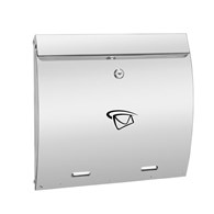 Skrzynka na listy A4 poziom 320x350x70mm (nierdzewna)