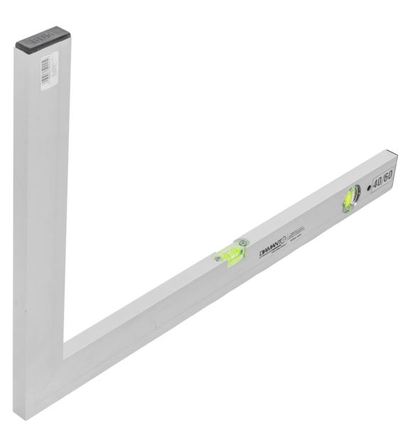 Kątownica ze wskaźnikiem pion-poziom 40/60cm DIAMANTO