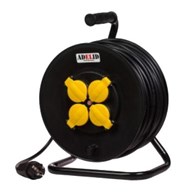Przedłużacz bębnowy 3x1,5mm - 4G/25m z klapami.