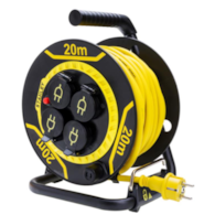 STANLEY Przedłużacz bębenowy 4 gniazda przewód 20m stopień ochrony IP44