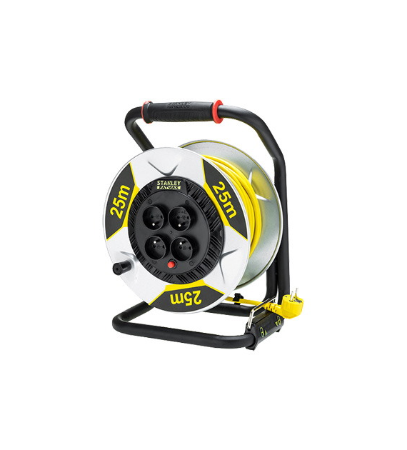 STANLEY Przedłużacz bębenowy 4 gniazda przewód 40m stopień ochrony IP44