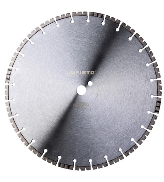 JUFISTO Tarcza diamentowa 400 x 25,4 mm ostrze KU spawana laserowo do twardych materiałów