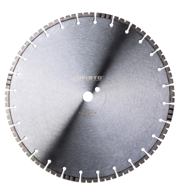 JUFISTO Tarcza diamentowa 400 x 25,4 mm ostrze KU spawana laserowo do twardych materiałów