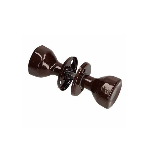 Gałka drzwiowa obrotowa BRĄZ