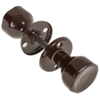 Gałka drzwiowa obrotowa BRĄZ