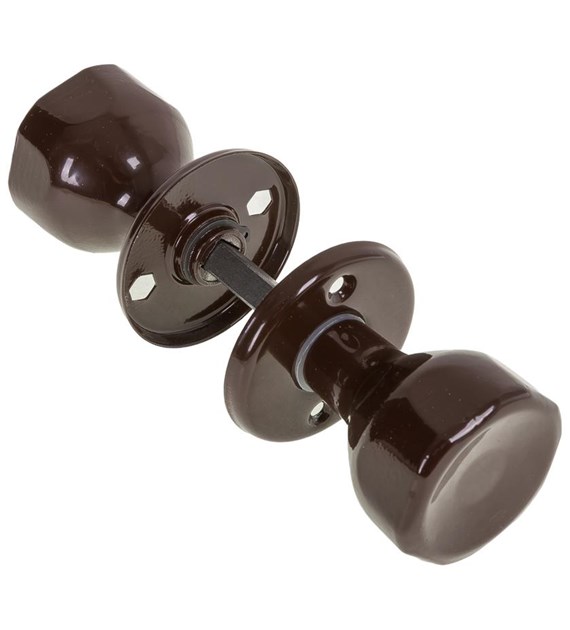 Gałka drzwiowa obrotowa BRĄZ