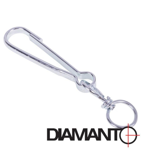 Spinacz z okrętką 120mm DIAMANTO