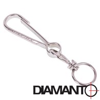 Spinacz z okrętką 80mm DIAMANTO