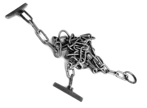 Łańcuch żłobowy ocynkowany fi 4,0mm DIAMANTO