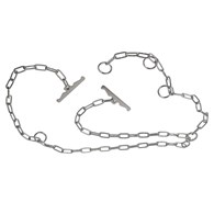 Łańcuch żłobowy ocynkowany fi 5,0mm DIAMANTO