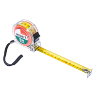 WAART Miara zwijana stalowa 5 m 19 mm przeźroczysta obudowa