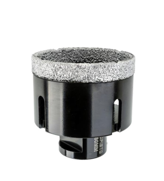 JUFISTO Otwornica z nasypem diamentowym 60 mm M14 - diament lutowany