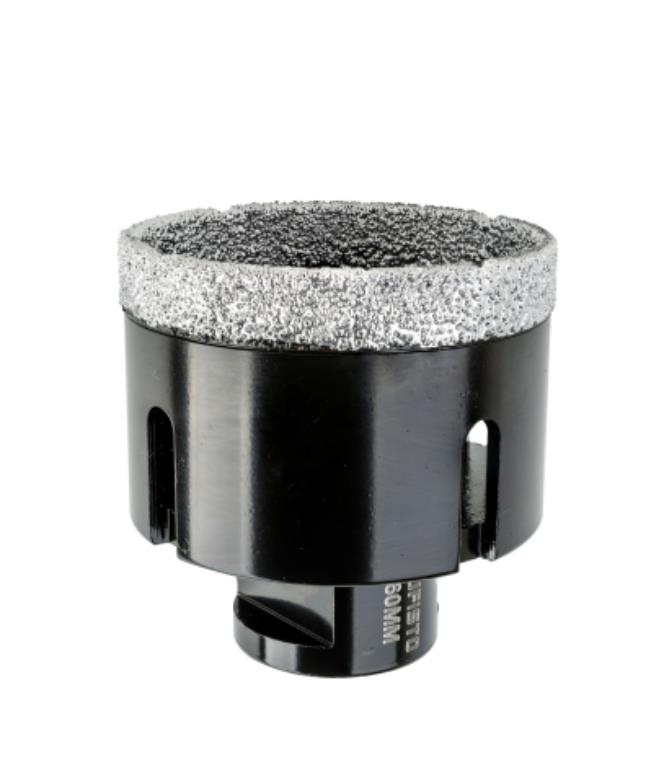 JUFISTO Otwornica z nasypem diamentowym 60 mm M14 - diament lutowany