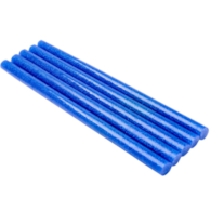 Wkłady klejowe 11,2 mm x 200 mm brokatowe niebieskie 5 szt.