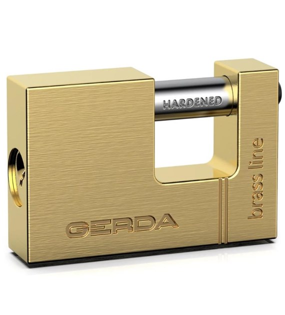 Kłódka GERDA mosiężna trzpieniowa 50mm