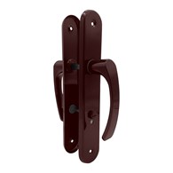 Klamka drzwiowa SEGER długi szyld 90 WC BRĄZ