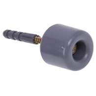 Odbój drzwiowy gumowy mały SZARY