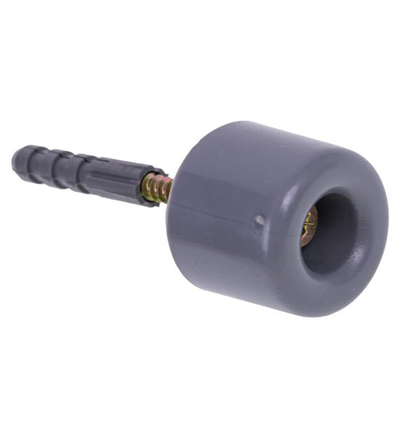 Odbój drzwiowy gumowy mały SZARY