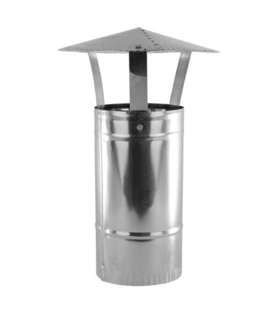 Kominek wentylacyjny nierdzewny 80mm