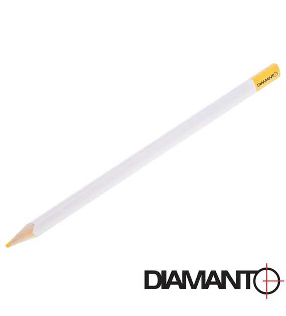Ołówek do szkła i glazury 240mm - żółty, trójkątny DIAMANTO