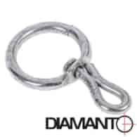 Okrętka zgrzewana 5mm ocynk DIAMANTO