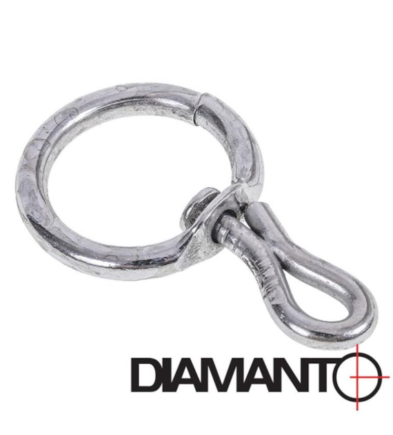 Okrętka zgrzewana 5mm ocynk DIAMANTO