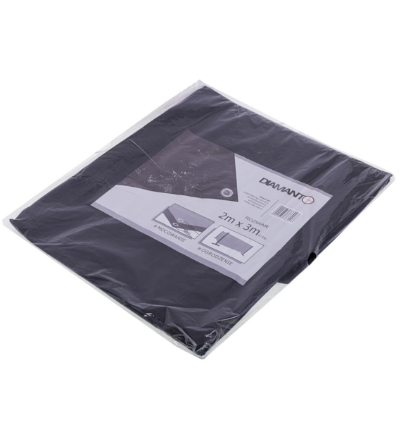 Plandeka czarna 2 x 3m DIAMANTO