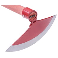 Motyczka CZERWONA oprawna półokrągła 190mm