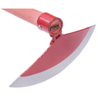 Motyczka CZERWONA oprawna półokrągła 190mm