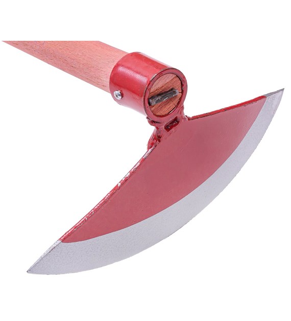 Motyczka CZERWONA oprawna półokrągła 190mm