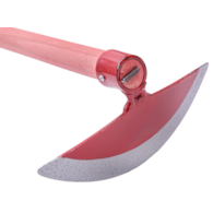 Motyczka CZERWONA oprawna półokrągła 270mm